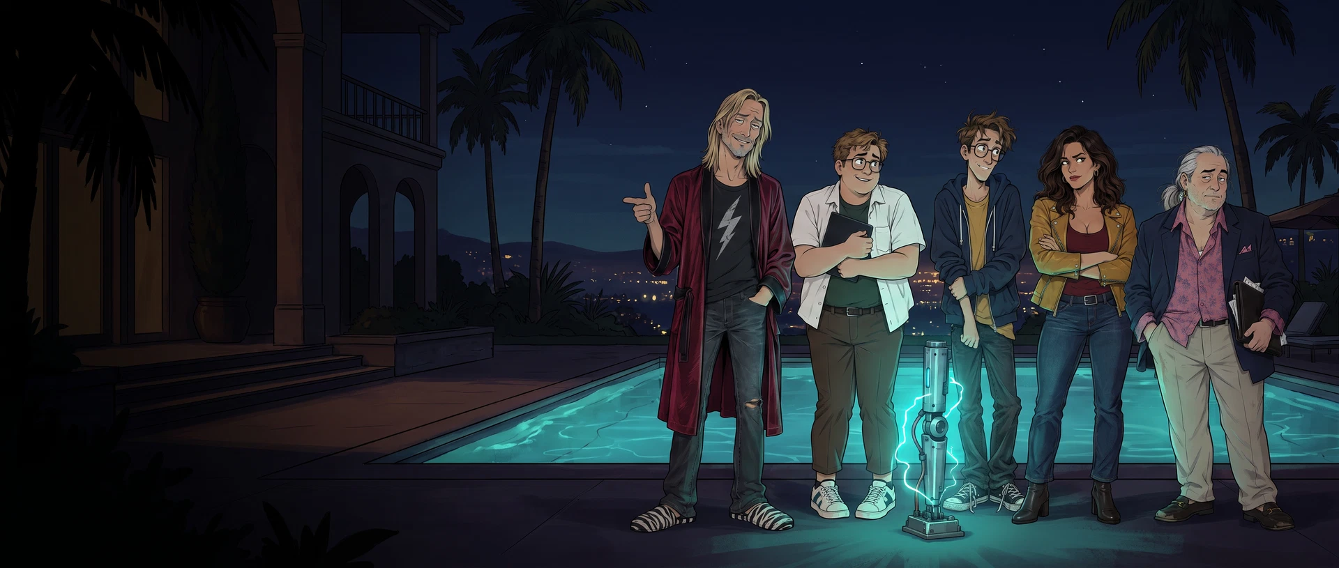 Original Super Genius concept artwork